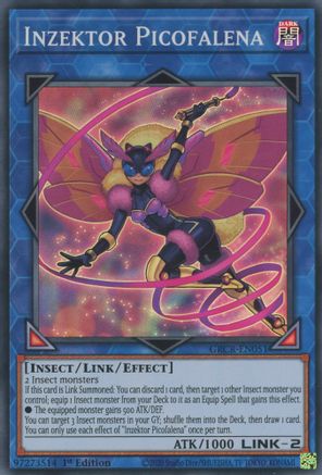 Inzektor Picofalena [GRCR-EN051] Super Rare - Trinity Hobby