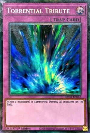 Torrential Tribute [GRCR-EN057] Collector's Rare - Trinity Hobby