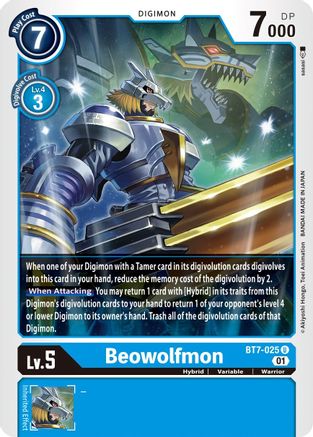 Beowolfmon [BT7-025] [Next Adventure] - Trinity Hobby