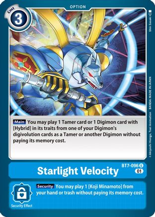 Starlight Velocity [BT7-096] [Next Adventure] - Trinity Hobby