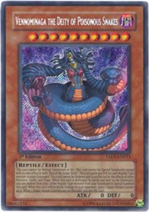 Vennominaga the Deity of Poisonous Snakes [TAEV-EN013] Secret Rare - Trinity Hobby