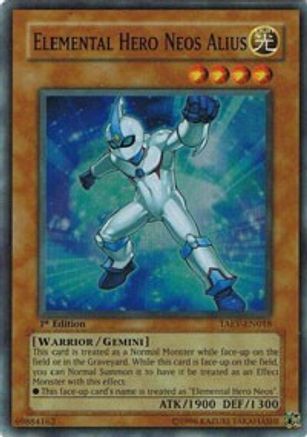 Elemental Hero Neos Alius [TAEV-EN018] Super Rare - Trinity Hobby