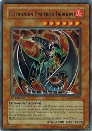 Chthonian Emperor Dragon [TAEV-EN019] Ultra Rare - Trinity Hobby