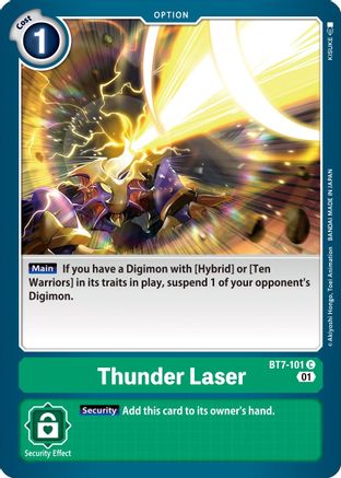 Thunder Laser [BT7-101] [Next Adventure] - Trinity Hobby
