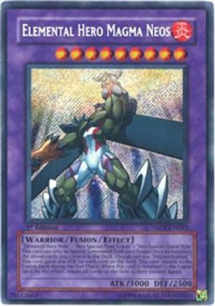 Elemental Hero Magma Neos [TAEV-EN043] Secret Rare - Trinity Hobby