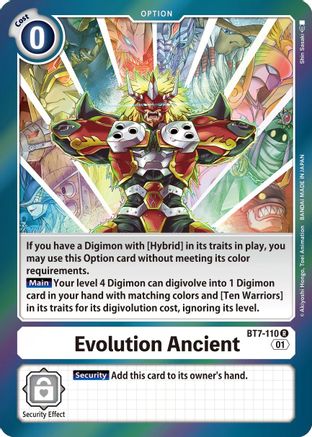 Evolution Ancient [BT7-110] [Next Adventure] - Trinity Hobby