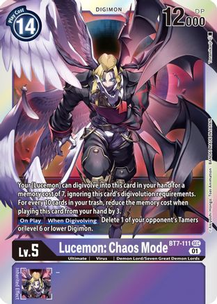 Lucemon: Chaos Mode [BT7-111] [Next Adventure] - Trinity Hobby