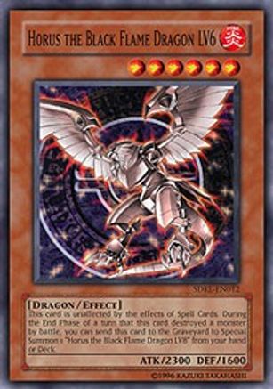 Horus the Black Flame Dragon LV6 [SDRL-EN012] Common - Trinity Hobby