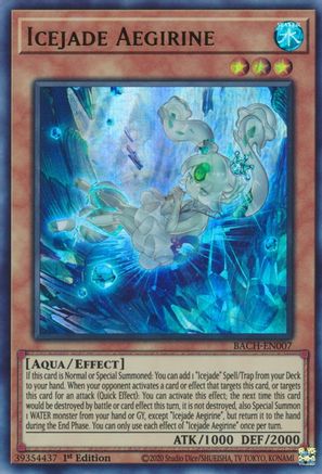 Icejade Aegirine [BACH-EN007] Ultra Rare - Trinity Hobby