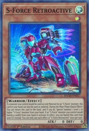 S-Force Retroactive [BACH-EN017] Super Rare - Trinity Hobby