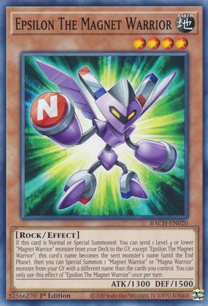 Epsilon The Magnet Warrior [BACH-EN020] Common - Trinity Hobby