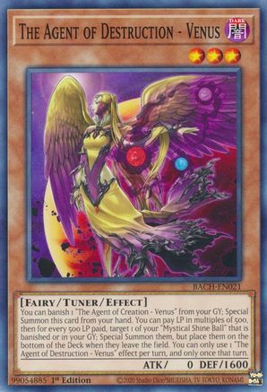 The Agent of Destruction - Venus [BACH-EN021] Common - Trinity Hobby