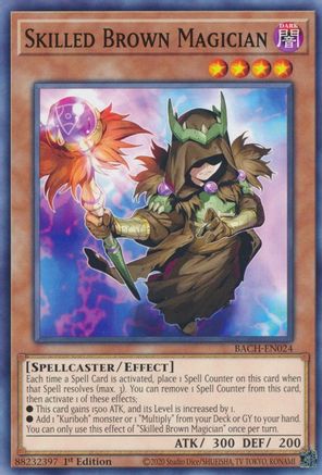 Skilled Brown Magician [BACH-EN024] Common - Trinity Hobby