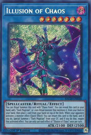 Illusion of Chaos [BACH-EN034] Secret Rare - Trinity Hobby
