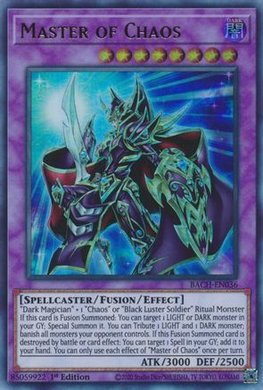Master of Chaos [BACH-EN036] Ultra Rare - Trinity Hobby