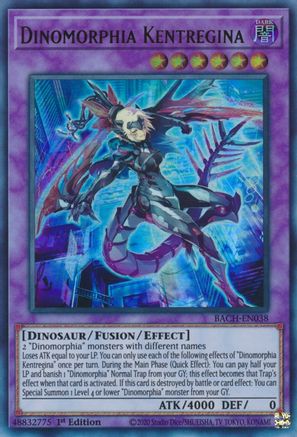 Dinomorphia Kentregina [BACH-EN038] Ultra Rare - Trinity Hobby