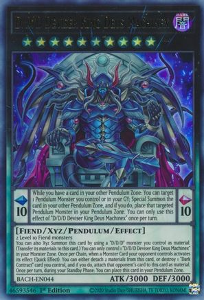 D/D/D Deviser King Deus Machinex [BACH-EN044] Ultra Rare - Trinity Hobby