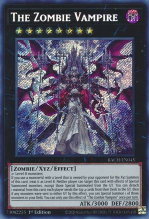 The Zombie Vampire [BACH-EN045] Secret Rare - Trinity Hobby