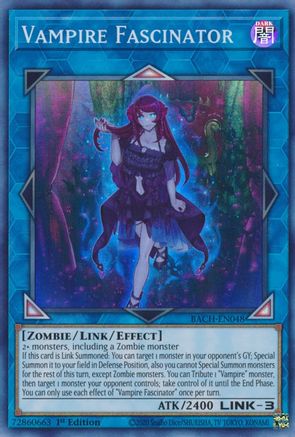 Vampire Fascinator [BACH-EN048] Super Rare - Trinity Hobby