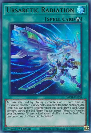 Ursarctic Radiation [BACH-EN059] Ultra Rare - Trinity Hobby