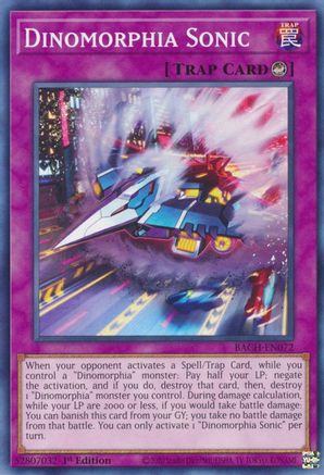 Dinomorphia Sonic [BACH-EN072] Common - Trinity Hobby