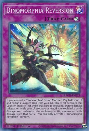 Dinomorphia Reversion [BACH-EN073] Super Rare - Trinity Hobby