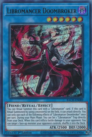 Libromancer Doombroker [BACH-EN089] Ultra Rare - Trinity Hobby
