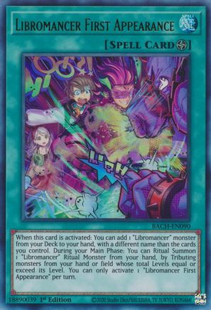 Libromancer First Appearance [BACH-EN090] Ultra Rare - Trinity Hobby