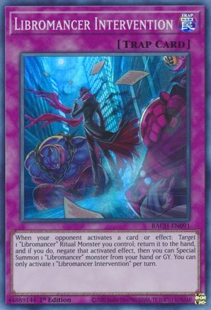 Libromancer Intervention [BACH-EN091] Super Rare - Trinity Hobby