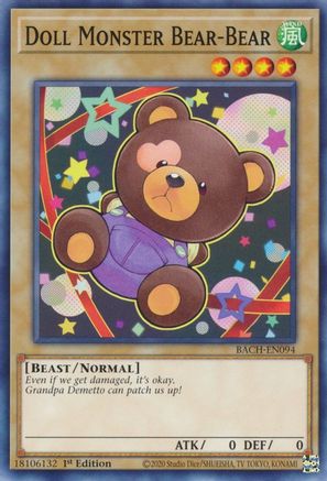 Doll Monster Bear-Bear [BACH-EN094] Common - Trinity Hobby