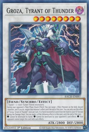 Groza, Tyrant of Thunder [BACH-EN097] Common - Trinity Hobby
