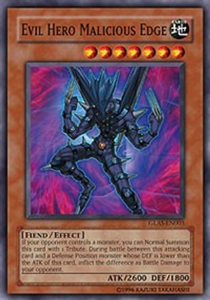 Evil Hero Malicious Edge [GLAS-EN003] Super Rare - Trinity Hobby