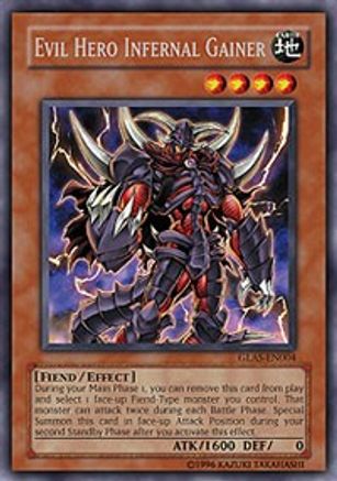 Evil Hero Infernal Gainer [GLAS-EN004] Rare - Trinity Hobby