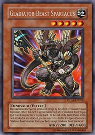 Gladiator Beast Spartacus [GLAS-EN018] Rare - Trinity Hobby
