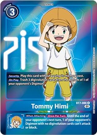 Tommy Himi [BT7-086] (Alternative Art - Box Topper) [Next Adventure] - Trinity Hobby