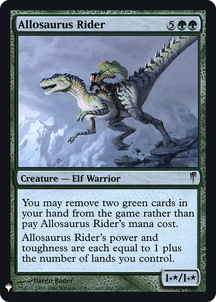 Allosaurus Rider [Mystery Booster] - Trinity Hobby