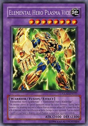 Elemental Hero Plasma Vice [GLAS-EN037] Secret Rare - Trinity Hobby