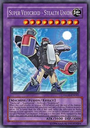 Super Vehicroid - Stealth Union [GLAS-EN041] Secret Rare - Trinity Hobby
