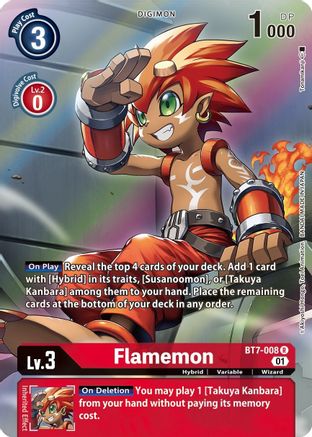 Flamemon [BT7-008] (Alternate Art) [Next Adventure] - Trinity Hobby