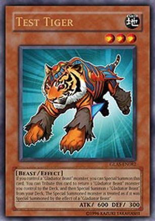Test Tiger [GLAS-EN082] Ultra Rare - Trinity Hobby