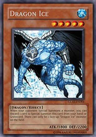 Dragon Ice [GLAS-EN084] Secret Rare - Trinity Hobby