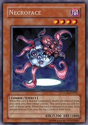 Necroface [GLAS-EN090] Secret Rare - Trinity Hobby
