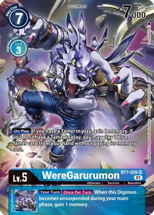 WereGarurumon [BT7-026] (Art alternatif) [Prochaine aventure] 