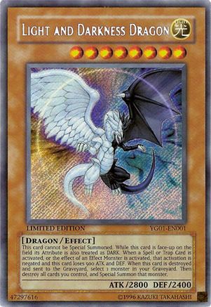 Light and Darkness Dragon [YG01-EN001] Secret Rare - Trinity Hobby