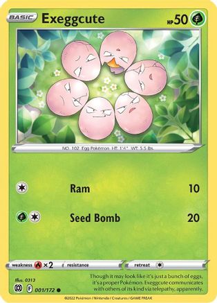 Exeggcute (001/172) [Sword & Shield: Brilliant Stars] - Trinity Hobby
