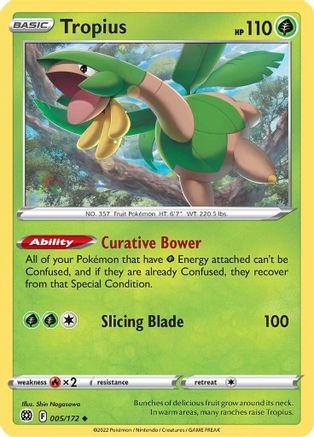Tropius (005/172) [Sword & Shield: Brilliant Stars] - Trinity Hobby