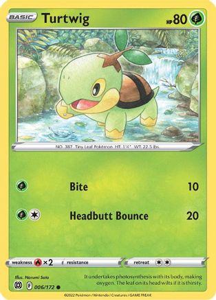 Turtwig (006/172) [Sword & Shield: Brilliant Stars] - Trinity Hobby