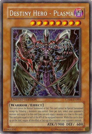 Destiny Hero - Plasma [CT04-EN003] Secret Rare - Trinity Hobby