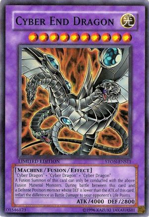 Cyber End Dragon [STON-ENSE1] Super Rare - Trinity Hobby