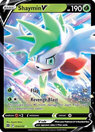 Shaymin V (013/172) [Sword & Shield: Brilliant Stars] - Trinity Hobby